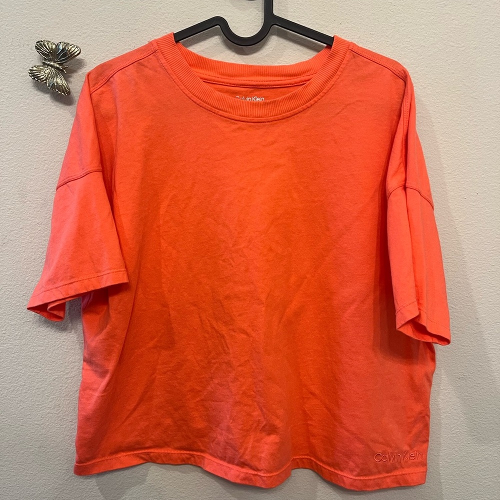 Calvin Klein Orange Crop Top